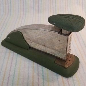 Working Vintage Seco Green 26/6 Stapler Made in Sweden Retro Office Supply